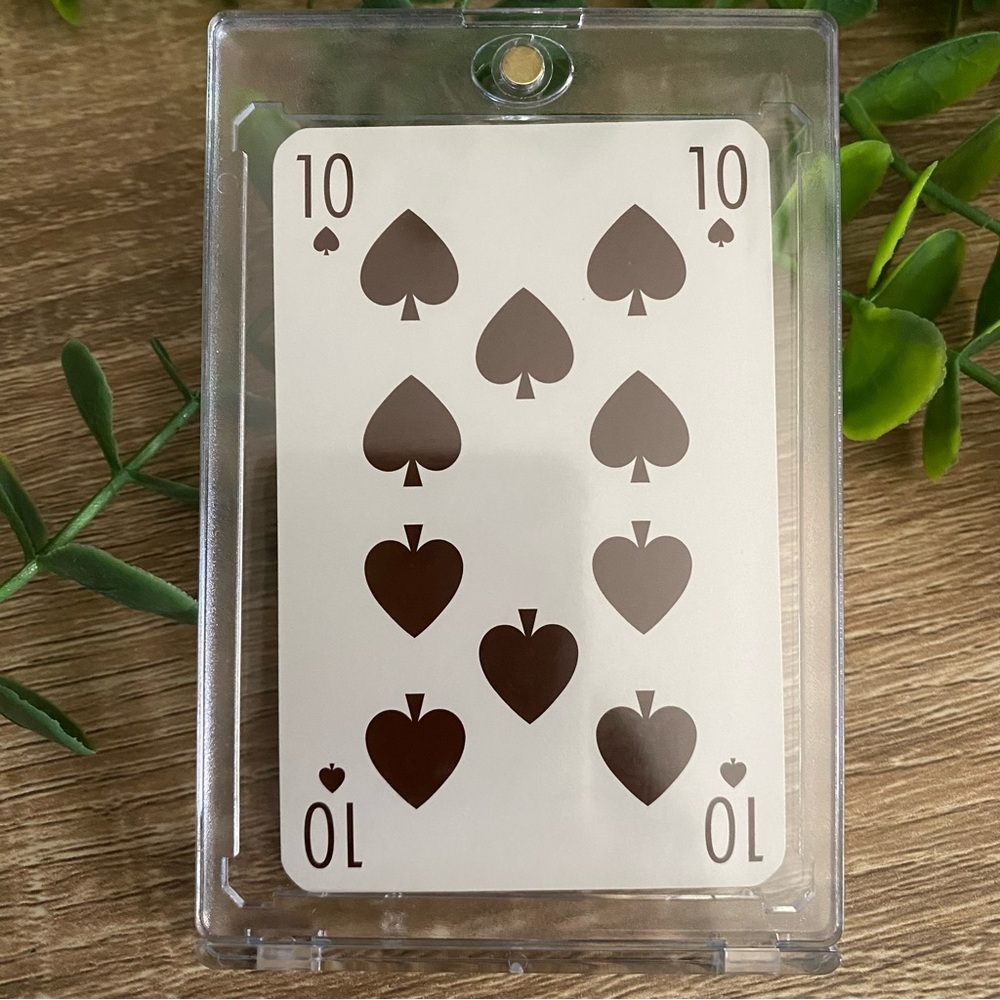 Louis Vuitton - Playing Card 10♠️ BLUE - Picture 2 of 3